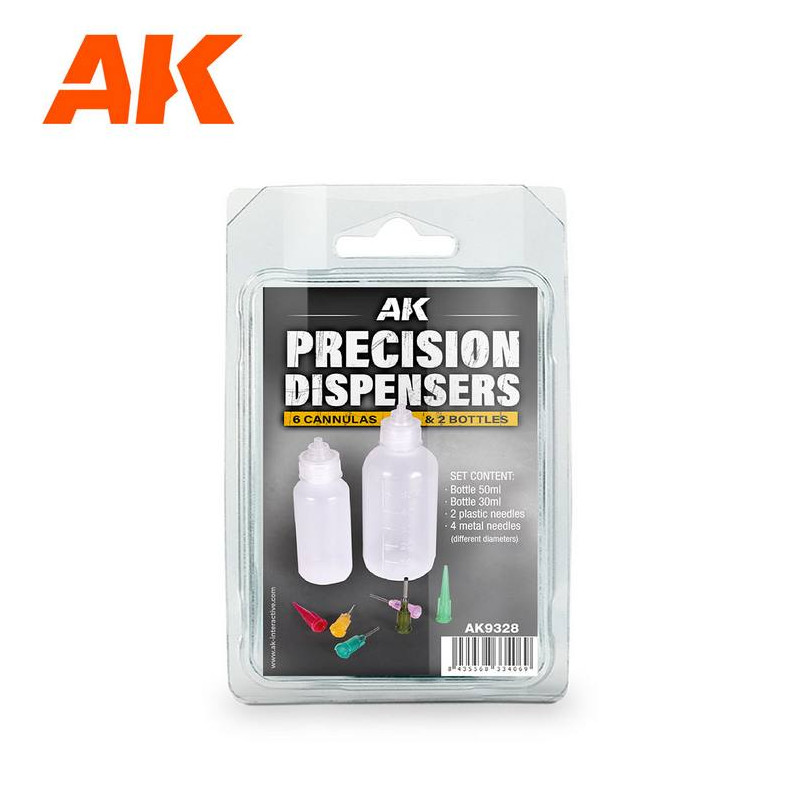 Precision Dispensers (6 Cannulas & 2 Bottles)