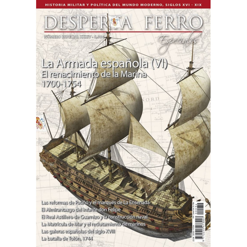 La armada Española (VI). El Siglo XVIII (I). El Renacimiento de