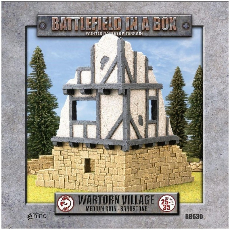 Wartorn Village: Medium Ruin - Sandstone