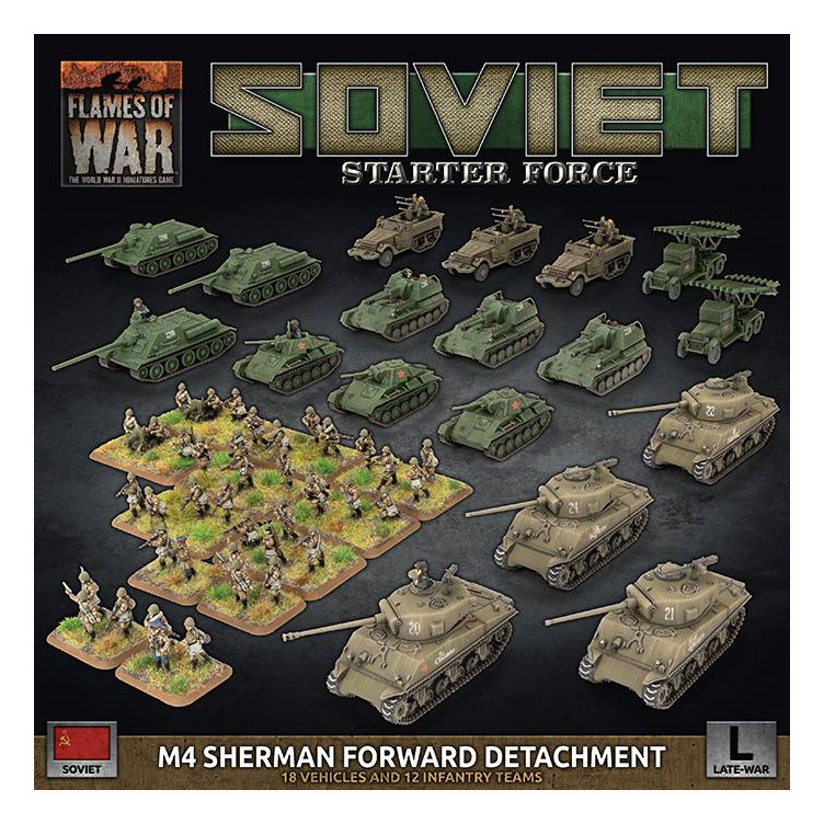 Soviet M4 Sherman Forward Detachment (Plastic)