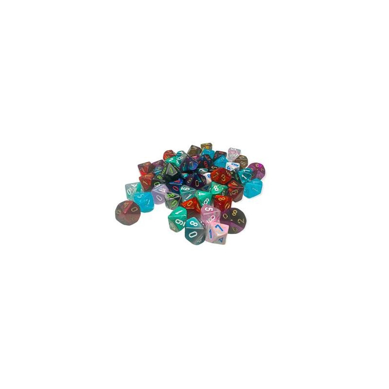 Bag of 50™ Assorted Loose Mini-polyhedral D10s - 2 Release