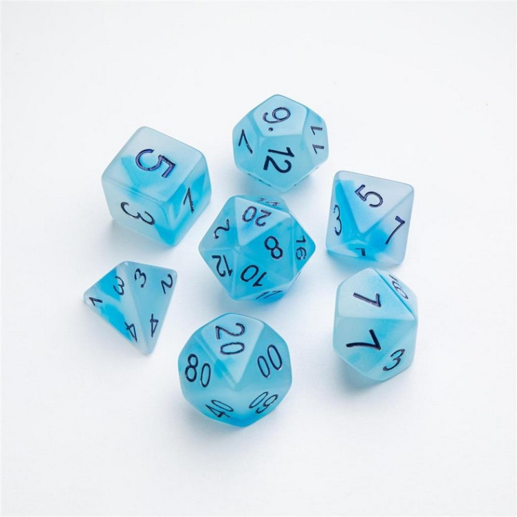 Icy Crumbs Rpg Dice Set (7 Pcs) (PREPEDIDO)