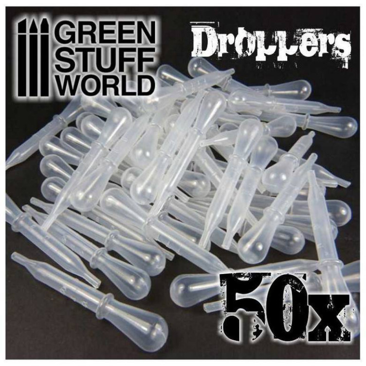 50x Pipetas Cuentagotas Desechables