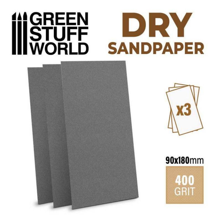 Papel Lija - DRY SandPaper - Grano 400