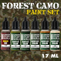 Set Pintura - Camuflaje Bosque