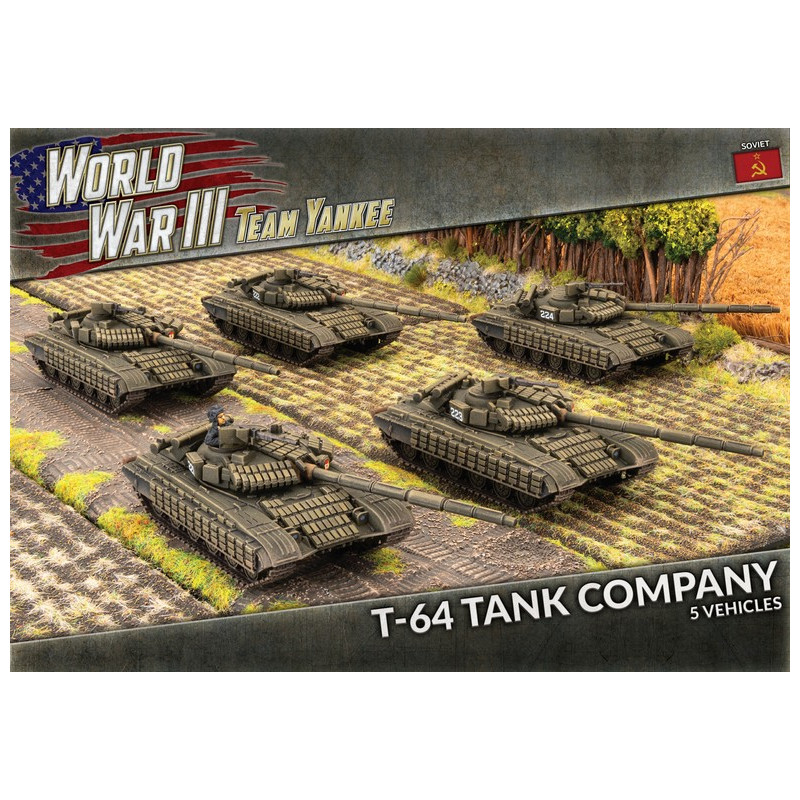 T-64bv Tank Company (X5 Plastic)