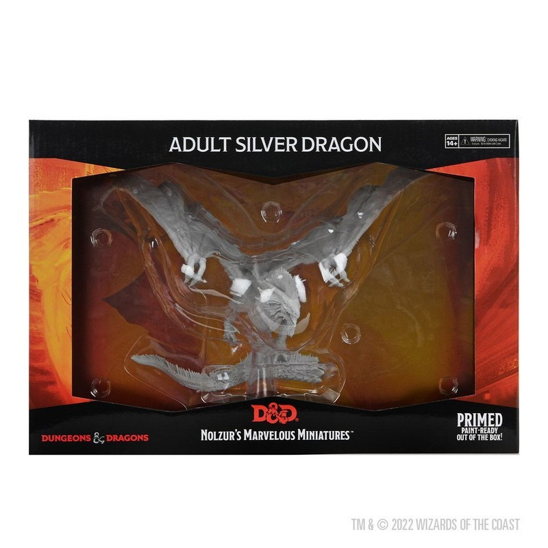 D&D Nolzur's Marvelous Min.: Adult Silver Dragon