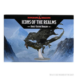 D&D Icons of the Realms: Adult Silver Dragon