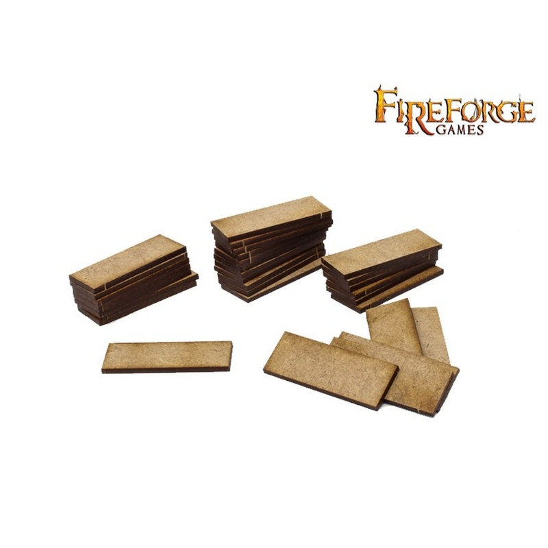 Square Bases 40x15mm (28pcs.)