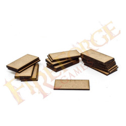 Square Bases 25x50mm (20pcs.)