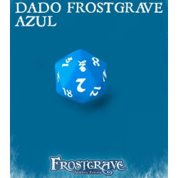 Frostgrave 2Ed. Dado Frostgrave Azul