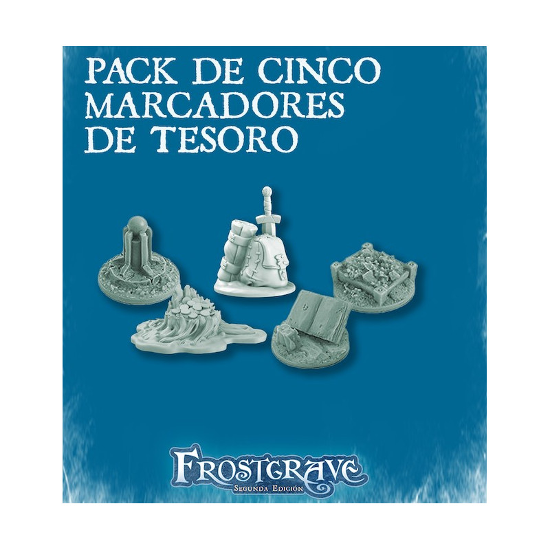 Frostgrave 2Ed. Marcadores de Tesoro (5)