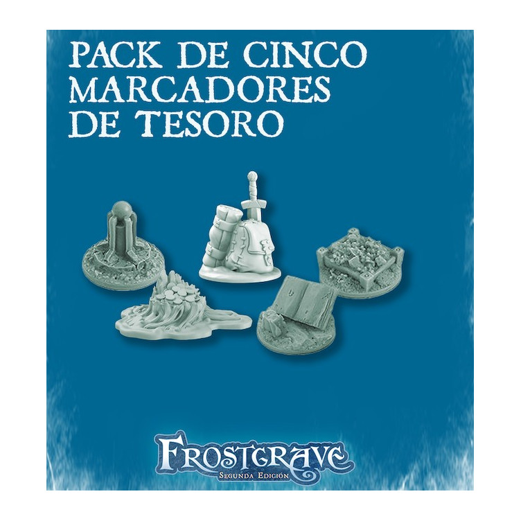 Frostgrave 2Ed. Marcadores de Tesoro (5)