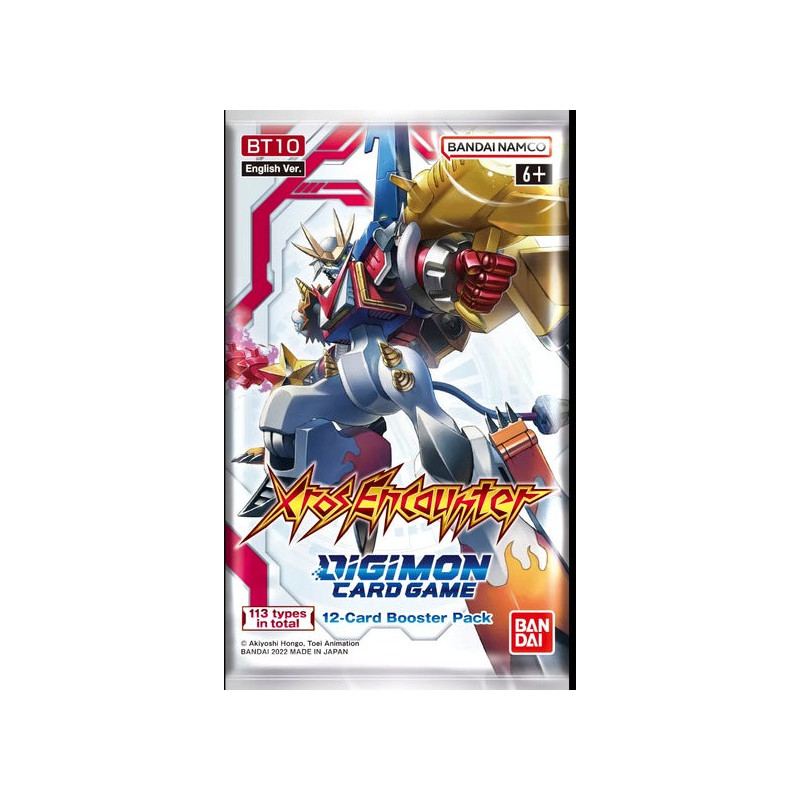 Digimon TCG Booster XROS Encounter BT10 (1 Sobre) (inglés)