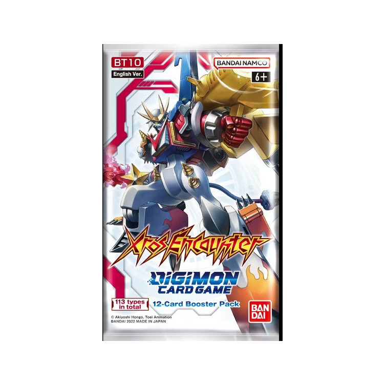 Digimon TCG Booster XROS Encounter BT10 (1 Sobre) (inglés)