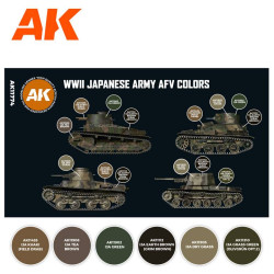 WWII Japanese Army AFV Colors SET 3G