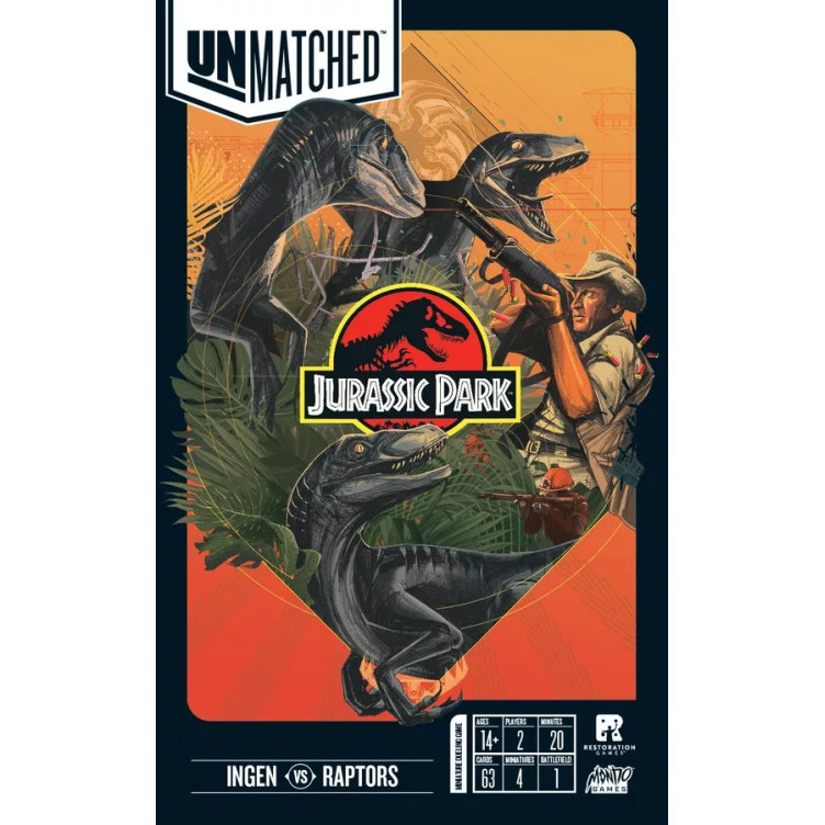 Unmatched Jurassic Park Ingen vs the Raptors (English)