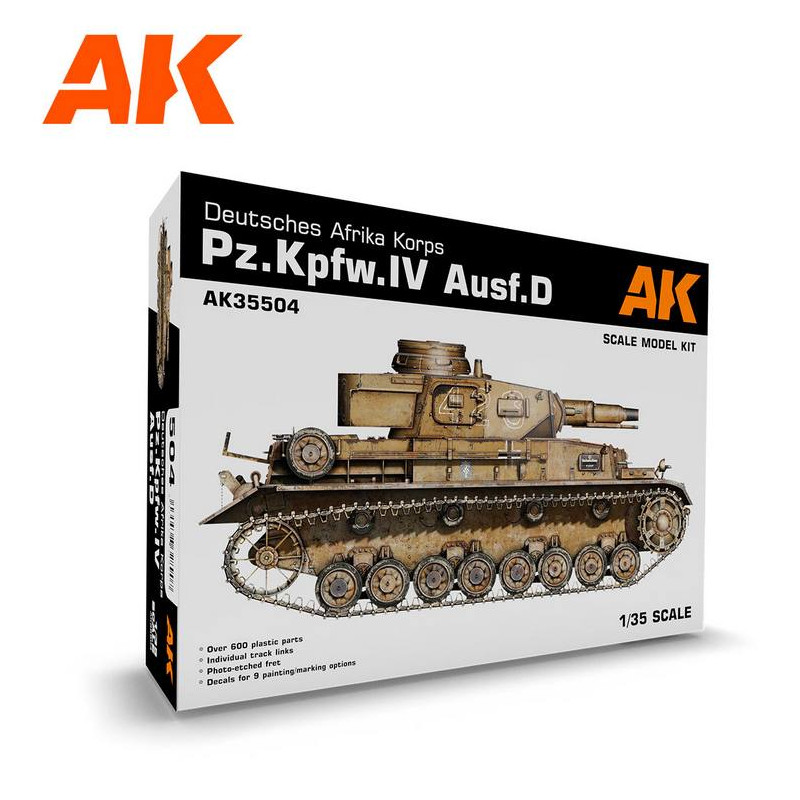 PZ.KPFW.IV AUSF.D Deutsche Afrika Korps 1/35