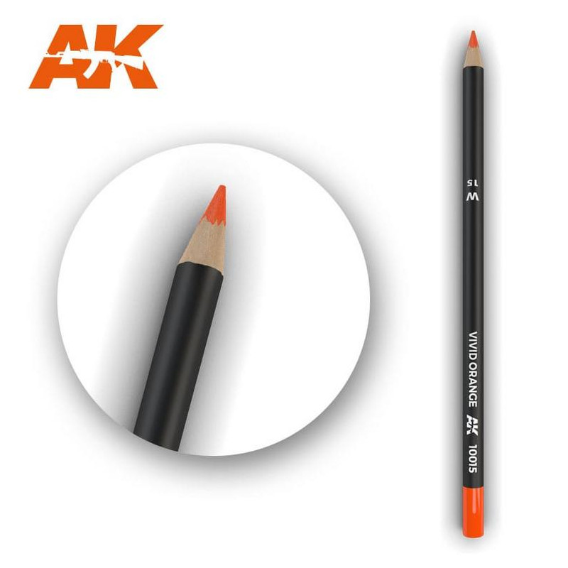 Watercolor Pencil Vivid Orange