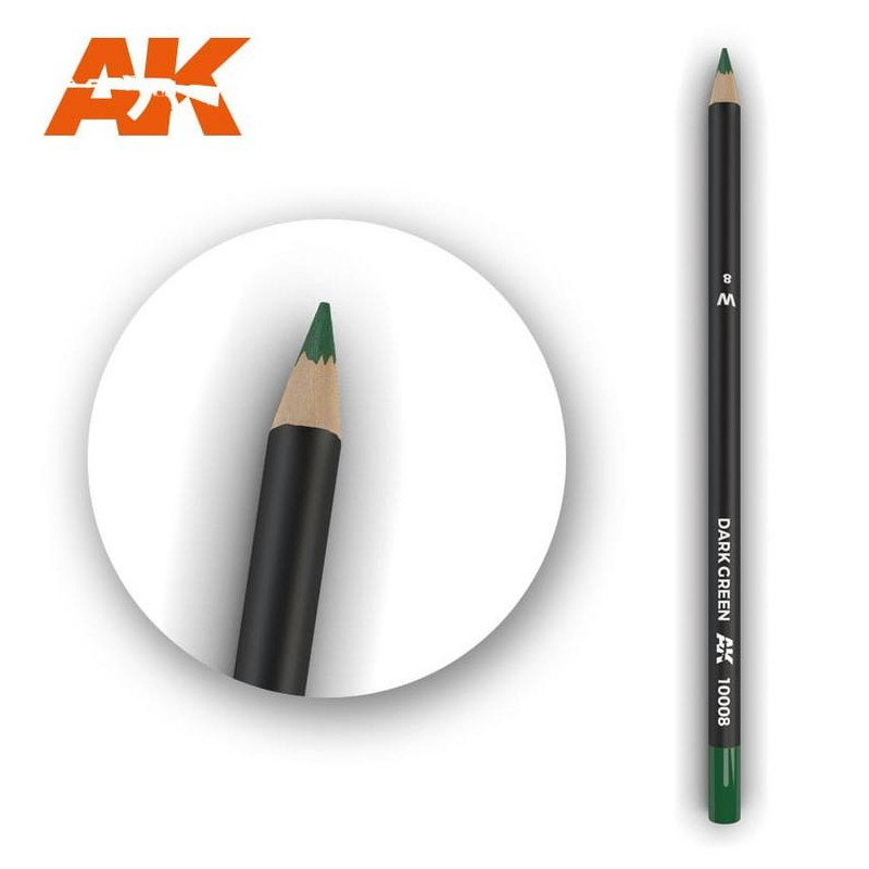 Watercolor Pencil Dark Green