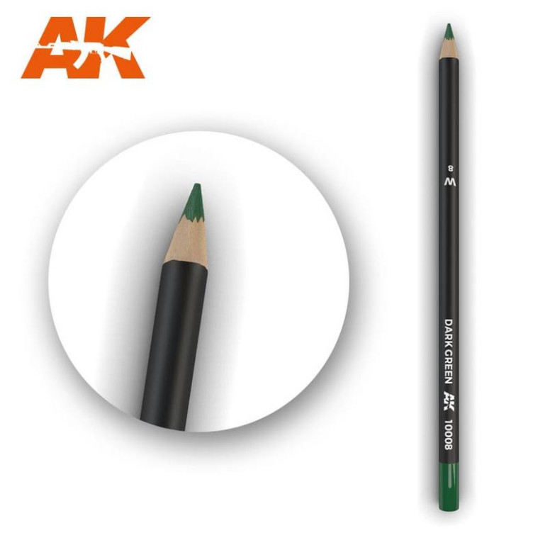 Watercolor Pencil Dark Green