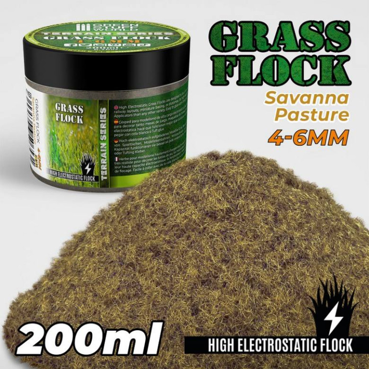 Cesped Electrostatico 4-6mm Savanna Pasture - 200ml