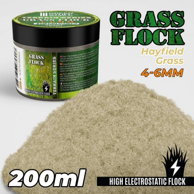 Cesped Electrostatico 4-6mm Hayfield Grass - 200ml