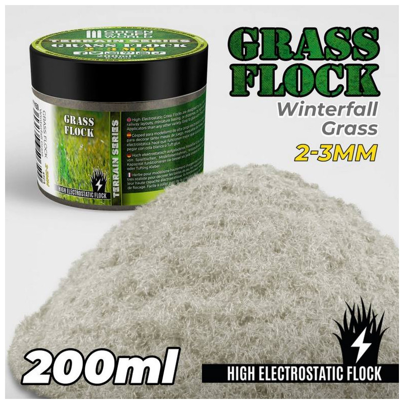 Cesped Electrostatico 2-3mm Winterfall Grass - 200ml