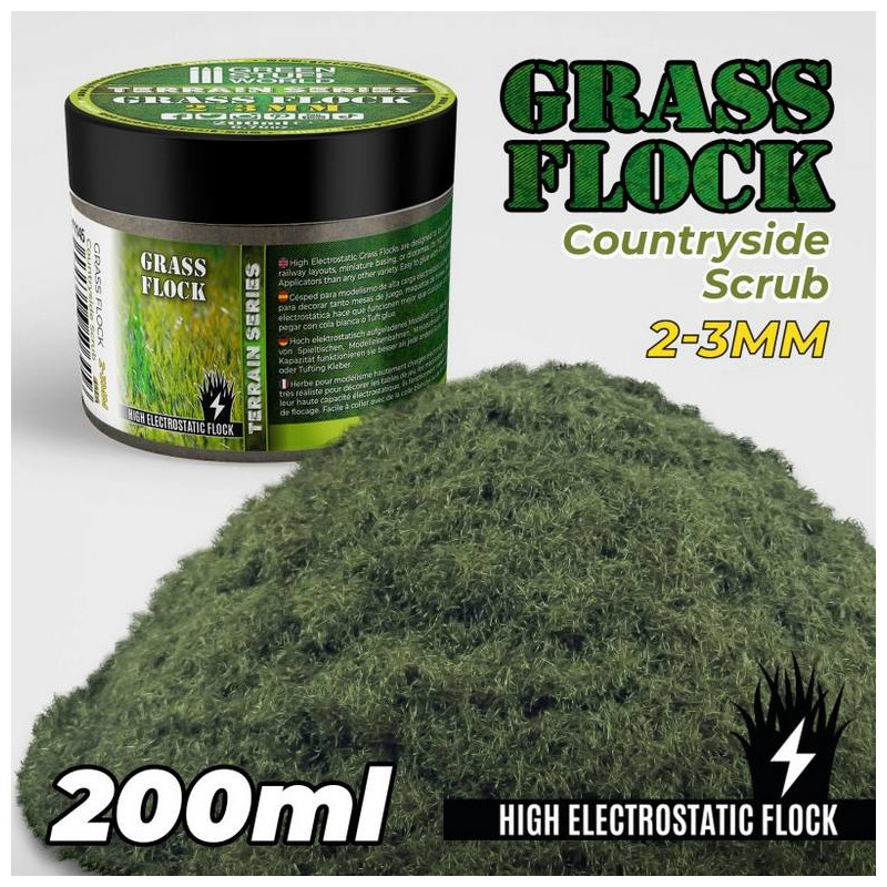 Cesped Electrostatico 2-3mm Countryside Scrub - 200ml