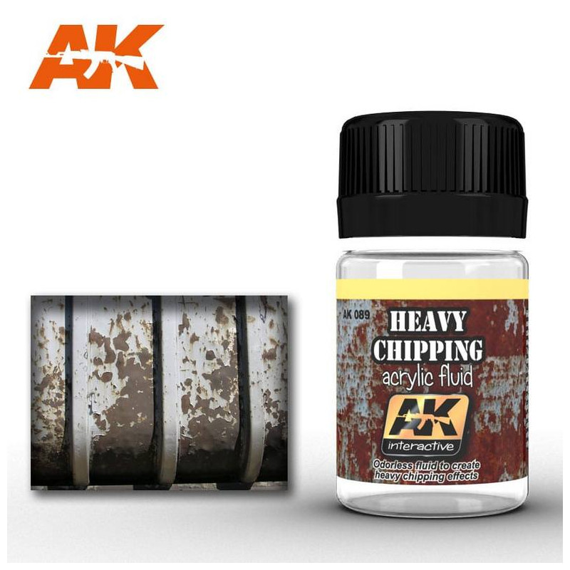 Heavy Chipping Effects Acrylic Fluid