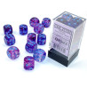 Nebula 16mm D6 Nocturnal/blue Luminary Dice Block (12 dice)