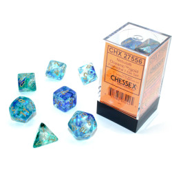 Nebula Oceanic/gold Luminary 7-Die Set