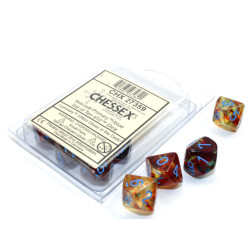 Nebula Primary/blue Luminary Set of Ten D10's