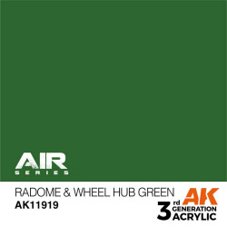 Radome & Wheel Hub Green