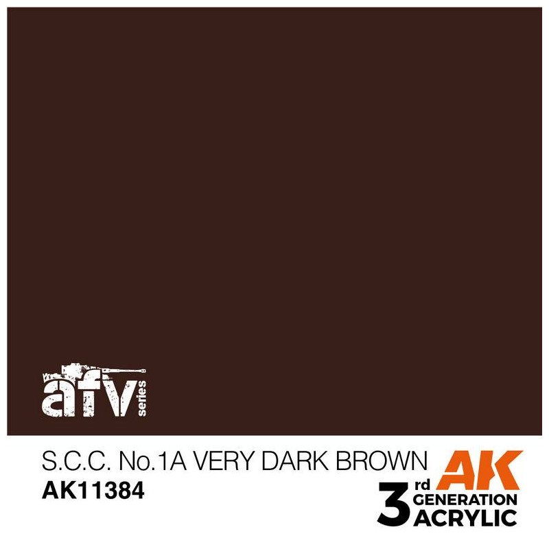 S.C.C. No.1A Very Dark Brown