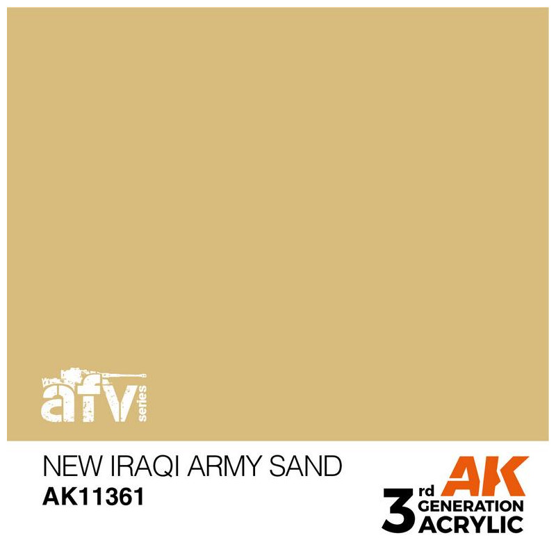 New Iraqi Army Sand