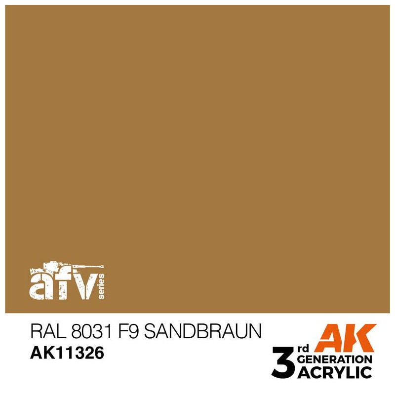 RAL 8031 F9 Sandbraun