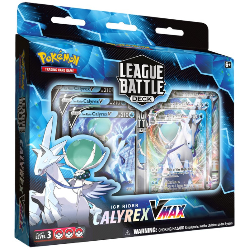 Pokemon TCG League Battle Deck Jinete Glacial Calyrex Vmax (cast