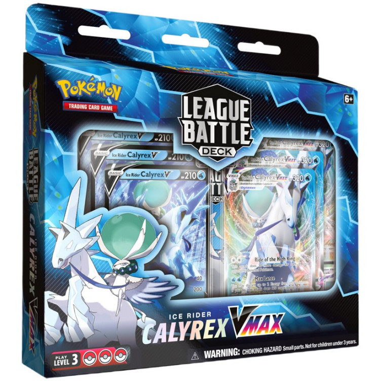 Pokemon TCG League Battle Deck Jinete Glacial Calyrex Vmax (cast