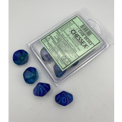 Gemini Blue-blue/light Blue Luminary Set of 10 D10s