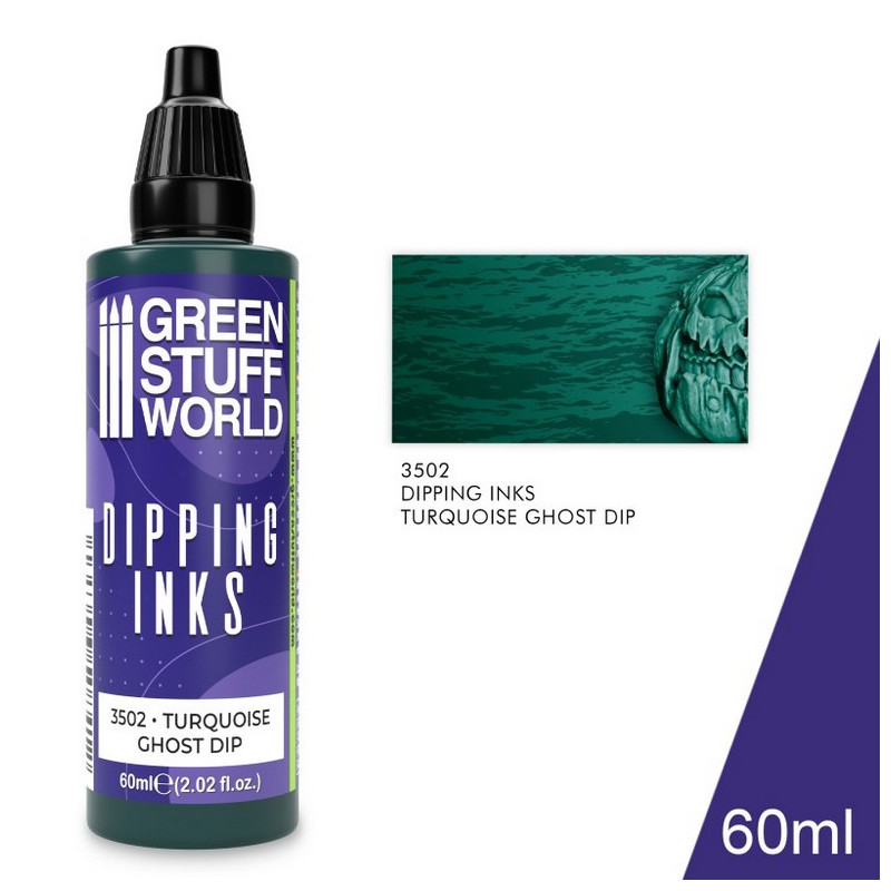 Pintura Dipping Ink 60 ml. Turquoise Ghost Dip