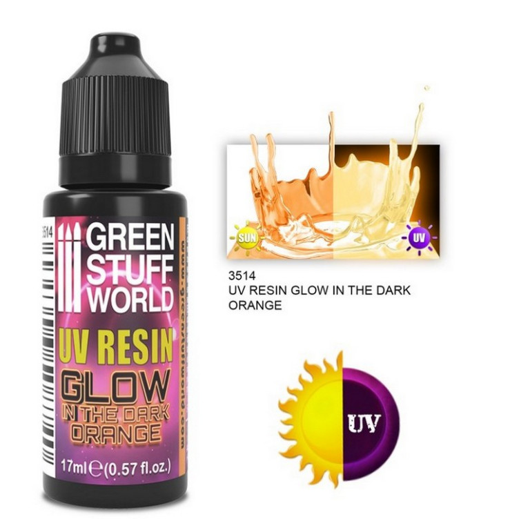 Resina Ultravioleta Naranja - GLOW 17ml