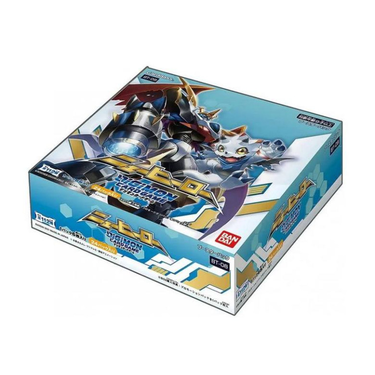 Digimon TCG Booster Box New Hero BT08 (English)