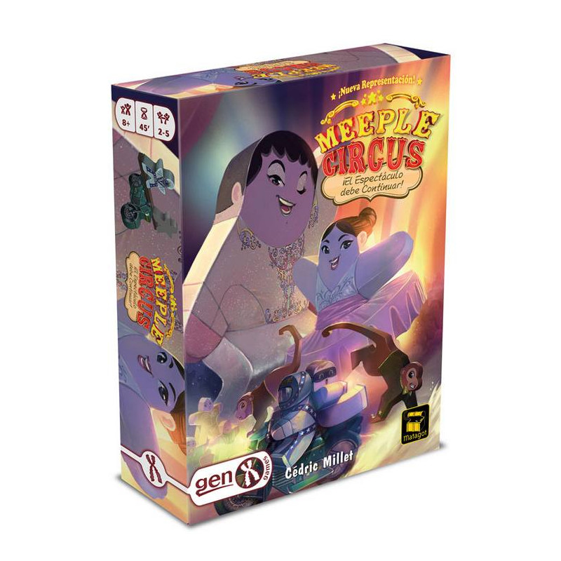 Meeple Circus Expansión 2 El Espectáculo Debe Continuar