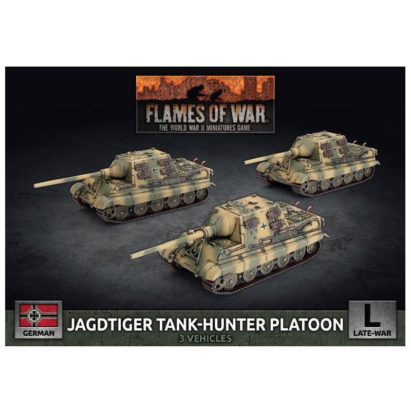 Jagdtiger (12.8cm) Tank-hunter Platoon (3x Plastic)