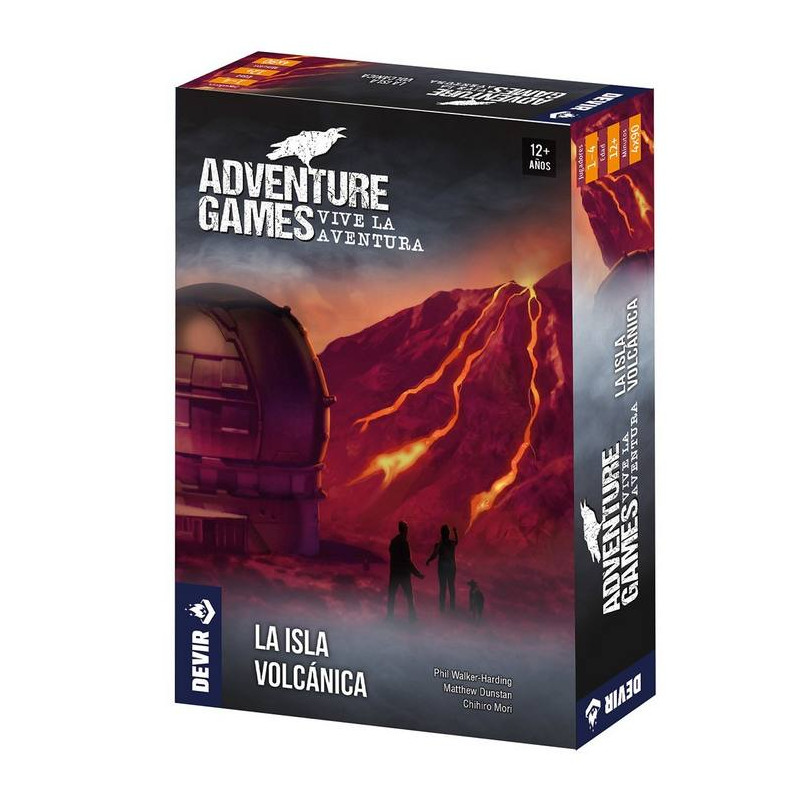 Adventure games: La Isla volcánica