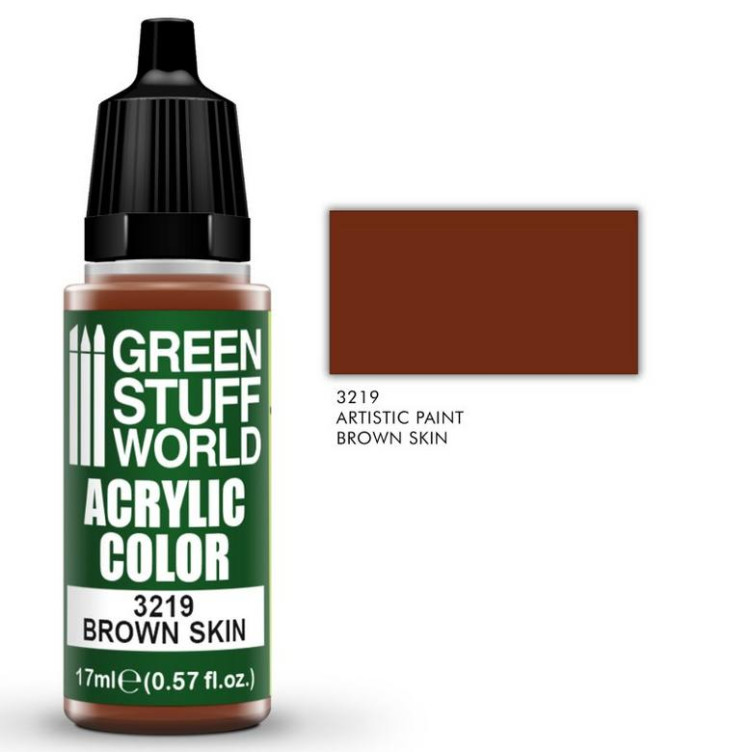 Acrylic Color Brown Skin