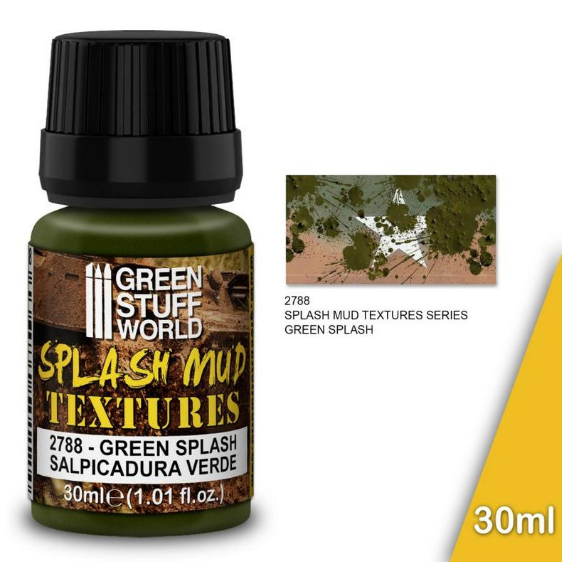 Textura de barro salpicado - Verde 30ml