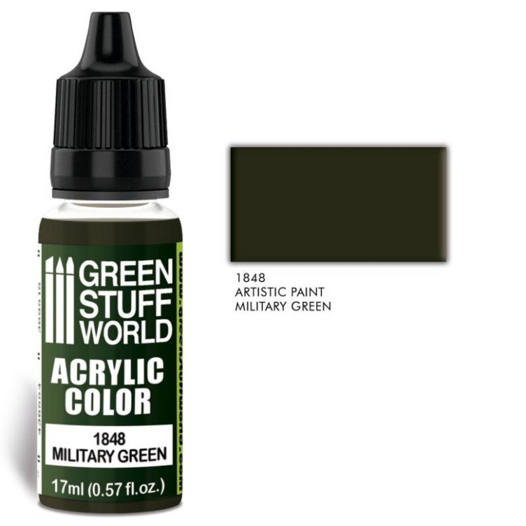 Acrylic Color Military Green