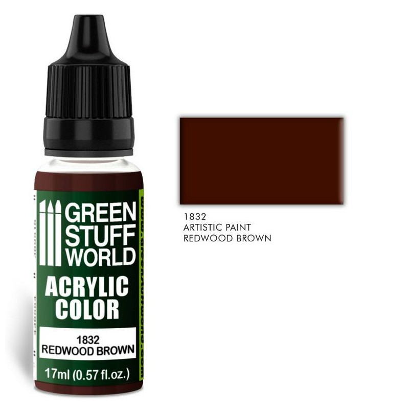 Acrylic Color Redwood Brown